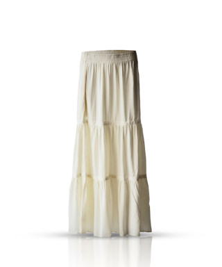 Ladies Long Skirt - Off White